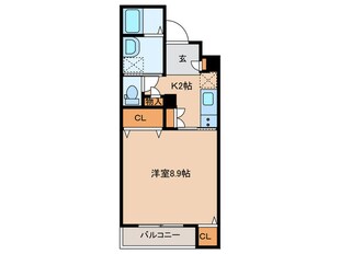 COZY岡崎城の物件間取画像